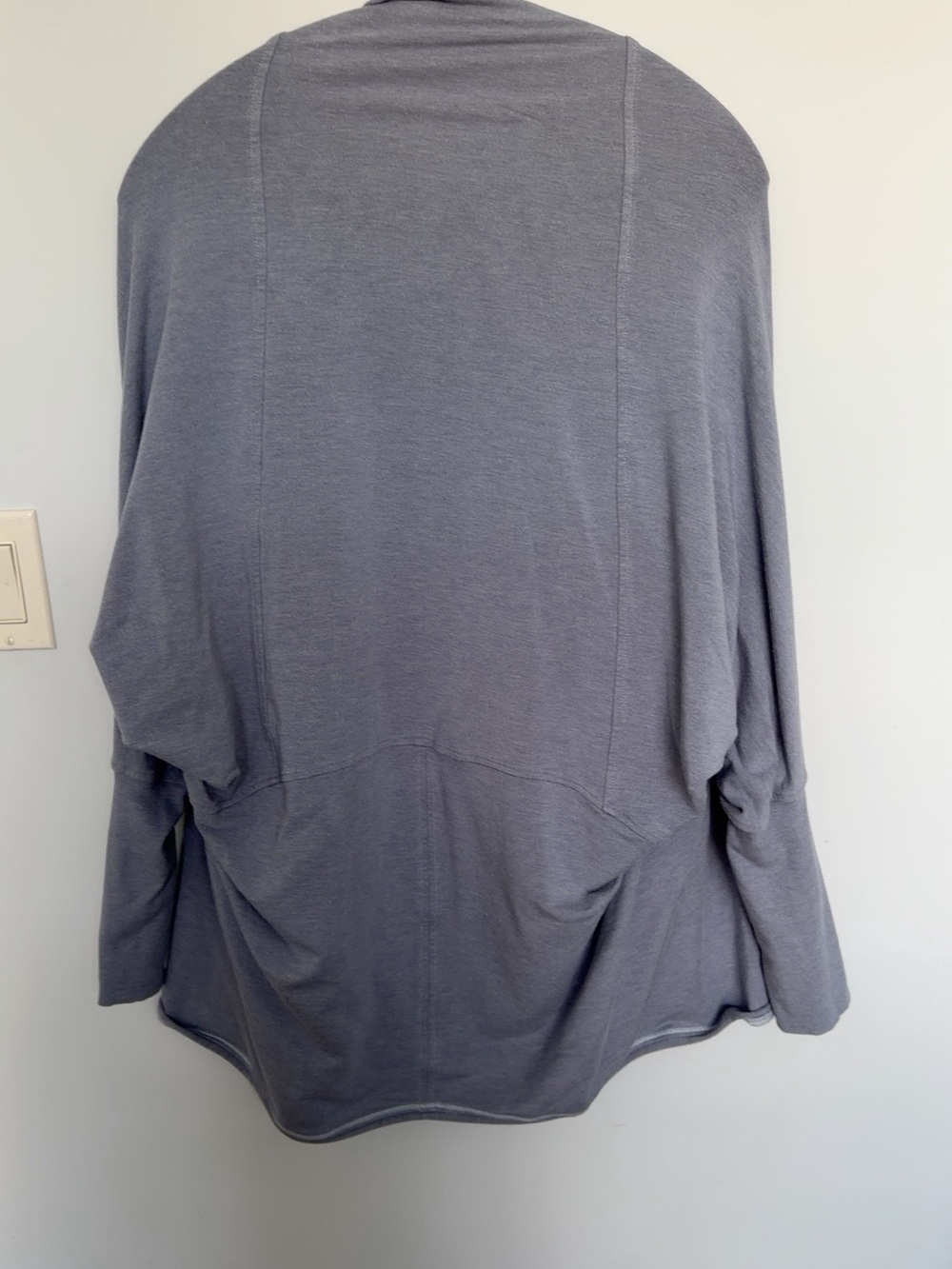 Lululemon Gray Oversized Open Front Cardigan Wrap Size 4 - Picture 3 of 8